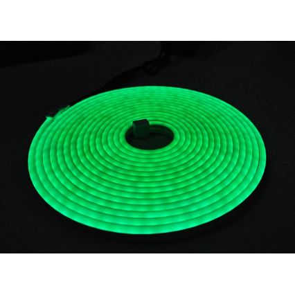 LED Flexibel strip NEON LED/10W/230V 5 m IP65 groen