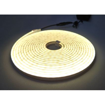 LED Flexibel strip NEON LED/10W/230V 5 m IP65 wit