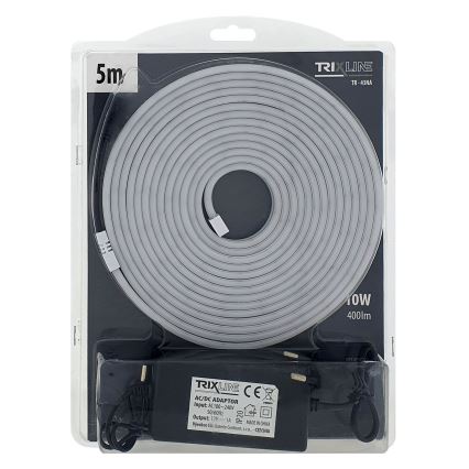 LED Flexibel strip NEON LED/10W/230V 5 m IP65 wit