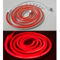 LED Flexibel strip NEON LED/5V USB 1,8 m rood