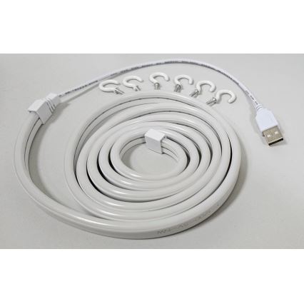 LED Flexibel strip NEON LED/5V USB 1,8 m wit