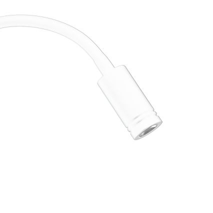 LED Flexibel wall klein lamp met USB BASE 1xLED/8W + 1xLED/2W/230V wit