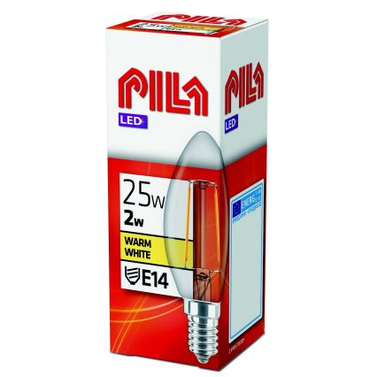 LED-gloeilamp VINTAGE Philips Pila E14/2W/230V 2700K