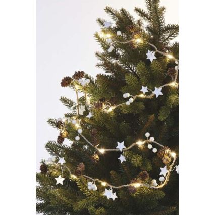 LED  guirlande 20xLED/2xAA 2m