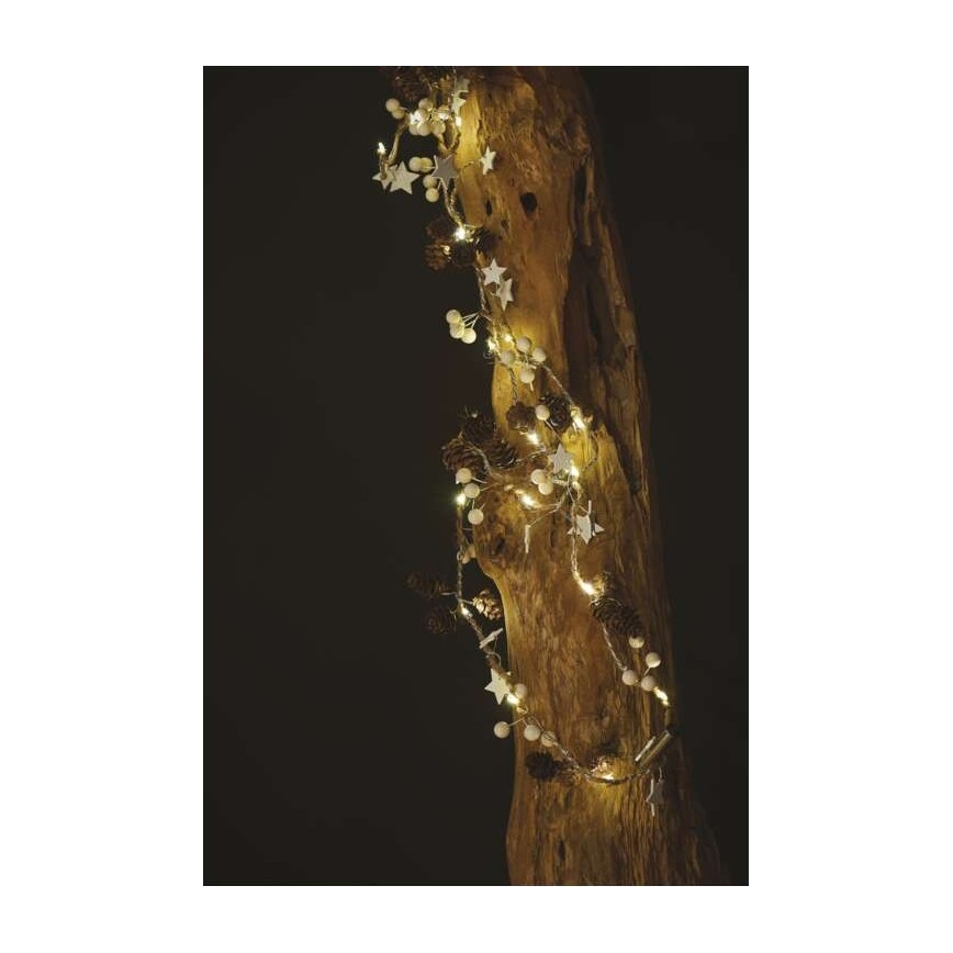 LED  guirlande 20xLED/2xAA 2m
