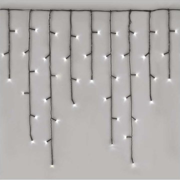 LED Guirlande lumineuse de Noël d'extérieur 600xLED/8 modes 15m IP44 blanc froid