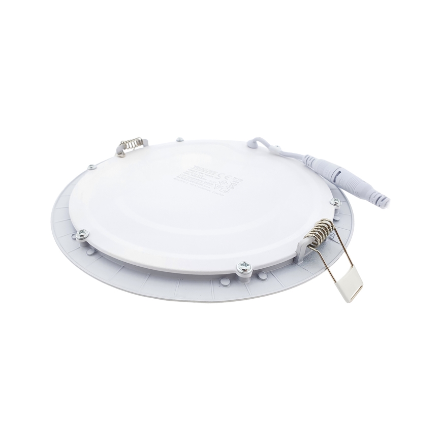 LED Hang plafondverlichting CIRCLE LED/15W/230V 6500K diameter 18,8 cm wit