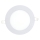 LED Hang plafondverlichting CIRCLE LED/9W/230V 6500K diameter 14,5 cm wit