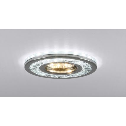 LED Hang plafondverlichting EYE 1xGU10/50W + LED/3W/230V