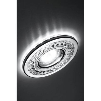 LED Hang plafondverlichting EYE 1xGU10/50W + LED/3W/230V