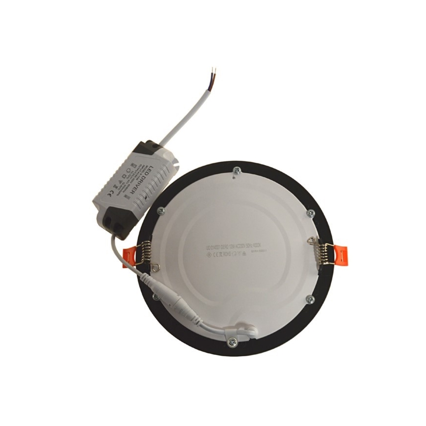 LED Hang plafondverlichting GERD LED/12W/230V 4000K zwart