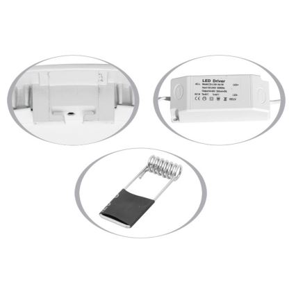 Hangende LED Badkamer plafond verlichting LADA LED/6W/230V 4100K IP44