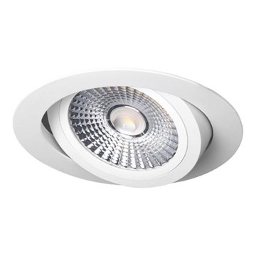 LED Hang plafondverlichting LED/18W/230V 3000K diameter 11,5 cm wit