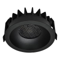 LED Hang plafondverlichting LED/24W/230V 3000/4000/6400K ø 13,5 cm zwart