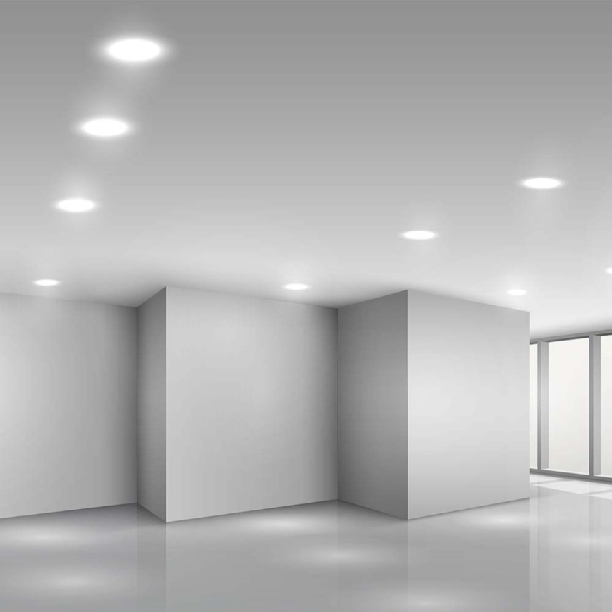 LED Hang plafondverlichting LED/3W/230V diameter 9,5 cm 6500K wit