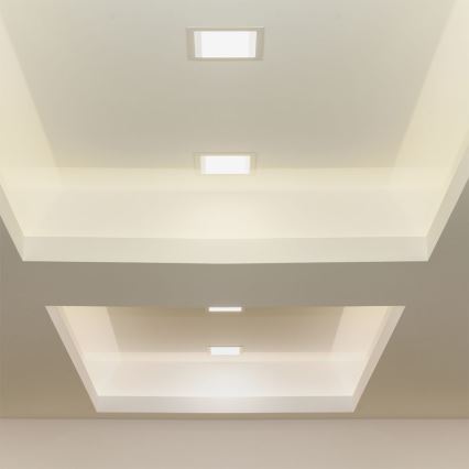 LED Hang plafondverlichting LED/6W/230V 12x12 cm 6500K wit
