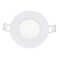 LED Hang plafondverlichting QTEC LED/3W/230V 6500K diameter 8,3 cm