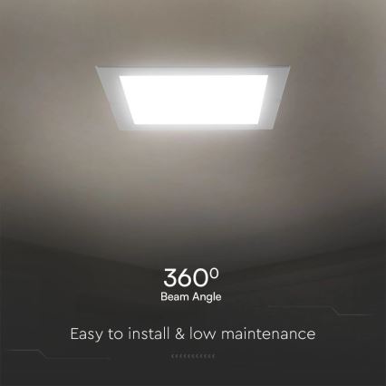 LED Hang plafondverlichting SAMSUNG CHIP LED/6W/230V 4000K 12x12 cm wit