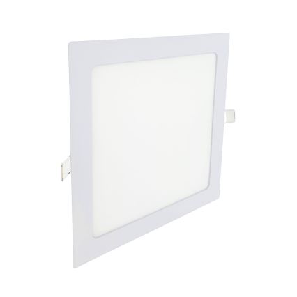 LED Hang plafondverlichting SQUARE LED/18W/230V 2700K 22x22 cm wit