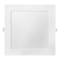 LED Hang plafondverlichting SQUARE LED/18W/230V 4000K 22x22 cm wit