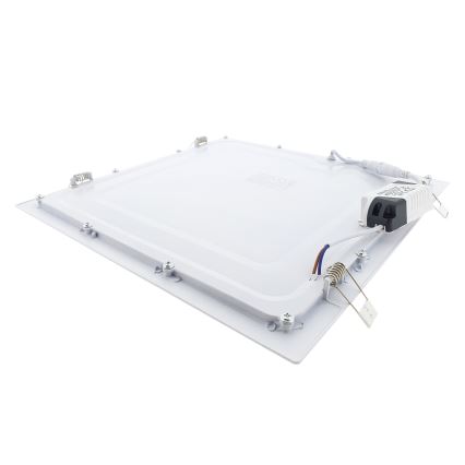 LED Hang plafondverlichting SQUARE LED/24W/230V 4200K 29,2x29,2 cm wit