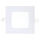 LED Hang plafondverlichting SQUARE LED/6W/230V 6500K 11,8x11,8 cm wit