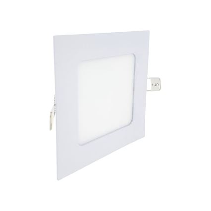 LED Hang plafondverlichting SQUARE LED/6W/230V 6500K 11,8x11,8 cm wit