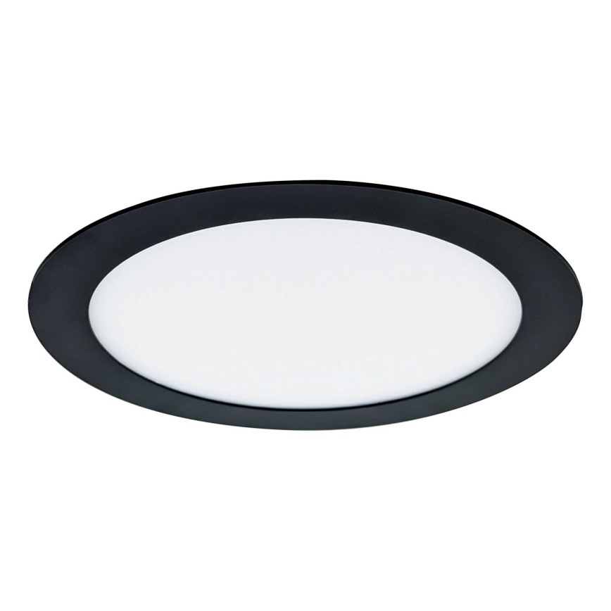 LED Hang plafondverlichting VEGA LED/18W/230V 2900/3900/5800K diameter 22,5 cm zwart