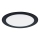 LED Hang plafondverlichting VEGA LED/18W/230V 2900/3900/5800K diameter 22,5 cm zwart