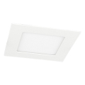 LED Hang plafondverlichting VEGA LED/6W/230V 2900/3900/5800K 12,5x12,5 cm wit