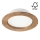 LED Hang plafondverlichting WOODY SPOT LED/12,5W/230V 4000K walnoot ø 16 cm