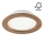 LED Hang plafondverlichting WOODY SPOT LED/16,5W/230V 4000K walnoot ø 18,5 cm