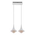 LED Hanglamp 2xLED/9W/230V wit