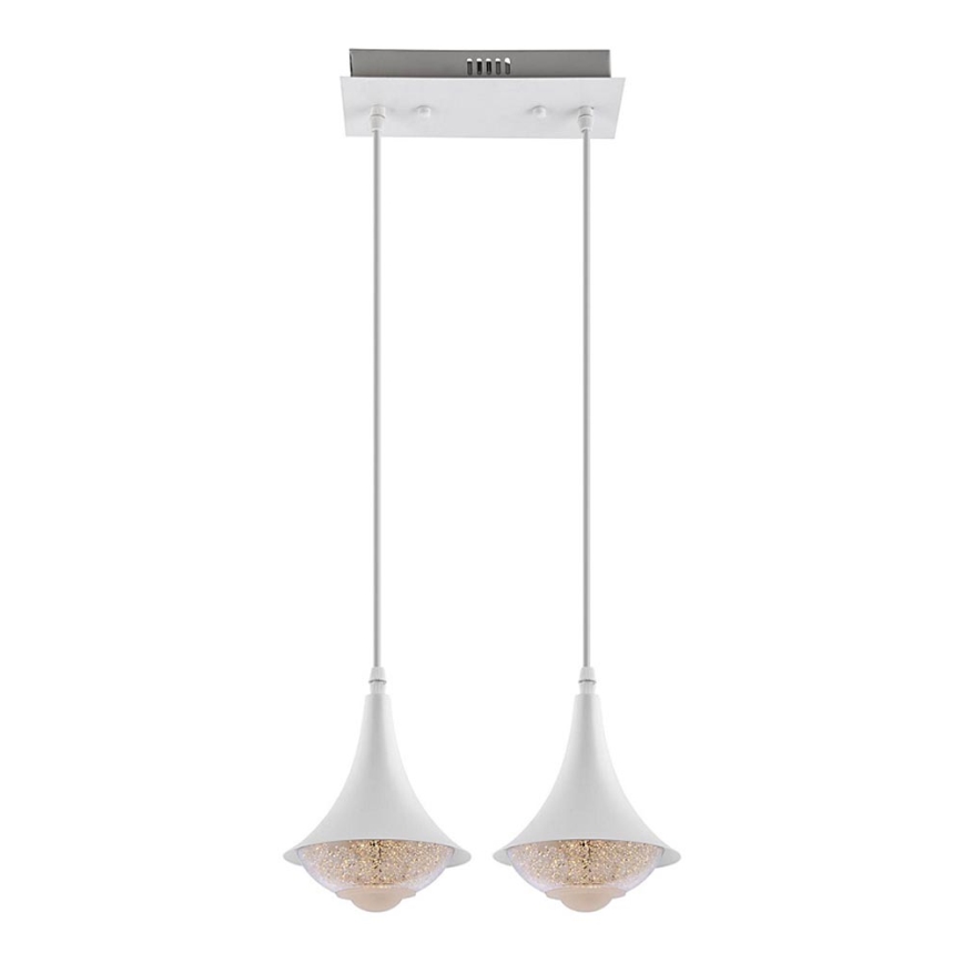 LED Hanglamp 2xLED/9W/230V wit