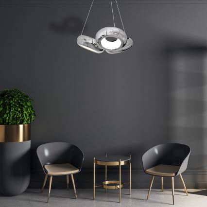 LED Hanglamp aan draad MERCURIO 3xLED/12W/230V