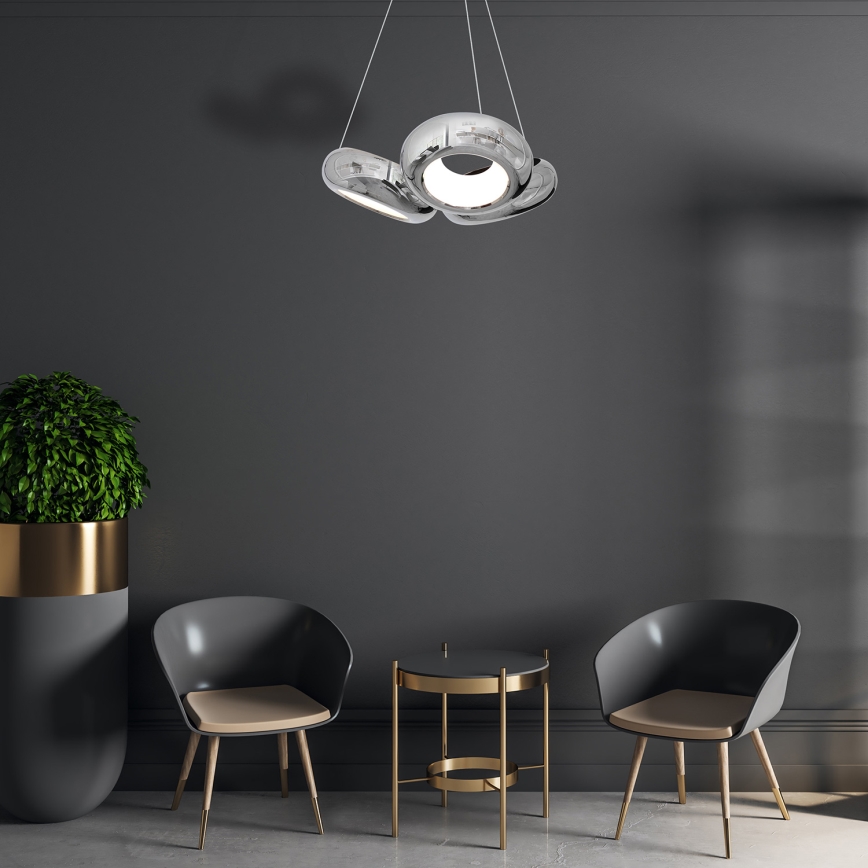 LED Hanglamp aan draad MERCURIO 3xLED/12W/230V