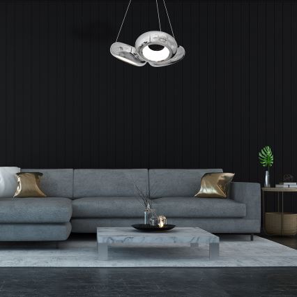 LED Hanglamp aan draad MERCURIO 3xLED/12W/230V