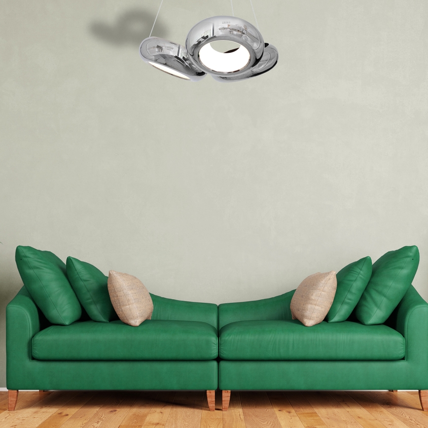 LED Hanglamp aan draad MERCURIO 3xLED/12W/230V
