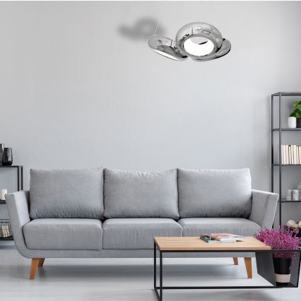 LED Hanglamp aan draad MERCURIO 3xLED/12W/230V