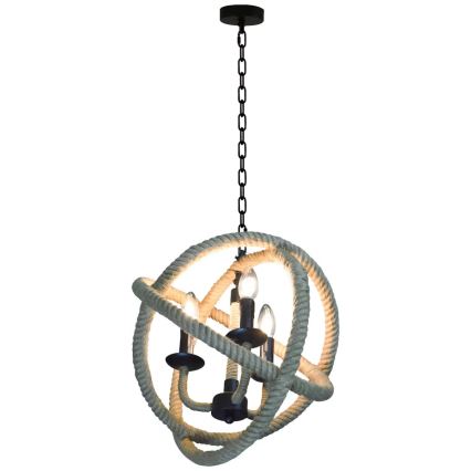 LED Hanglamp aan een ketting ROPE GLOBO 3xE14/4,3W/230V