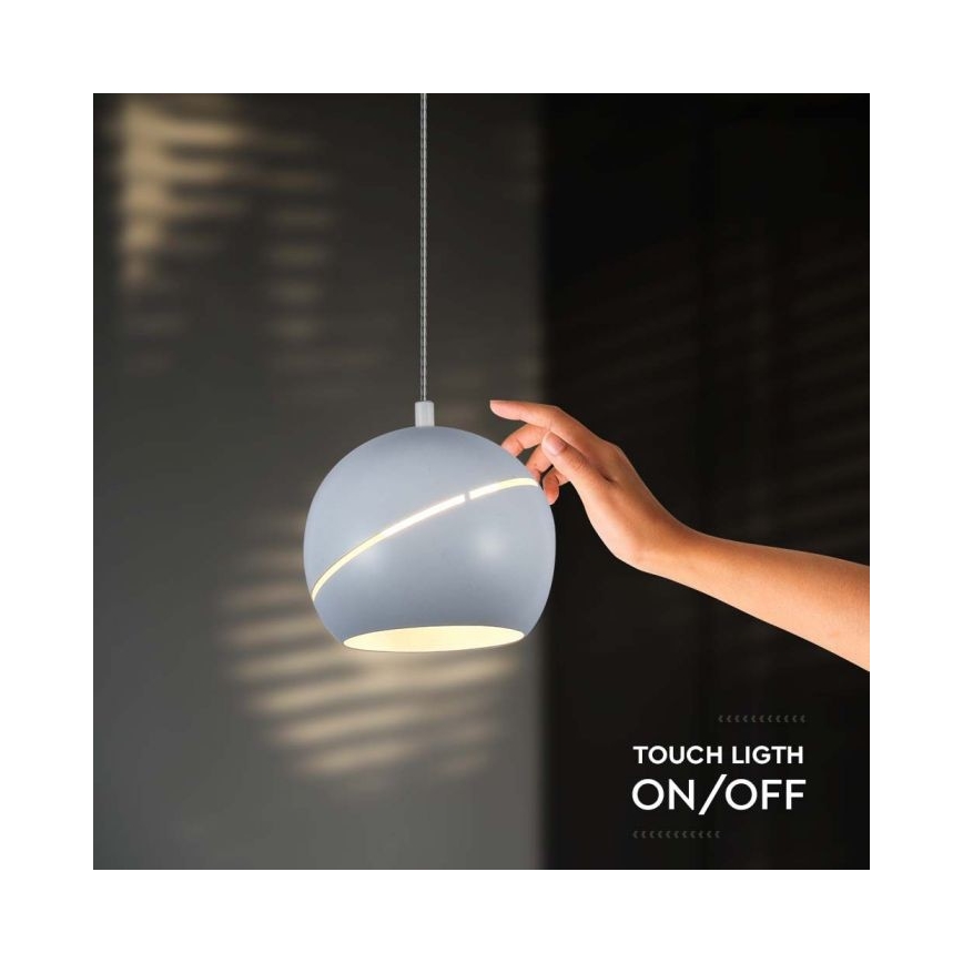 LED Hanglamp aan een koord aanraken LED/8,5W/230V 3000K wit
