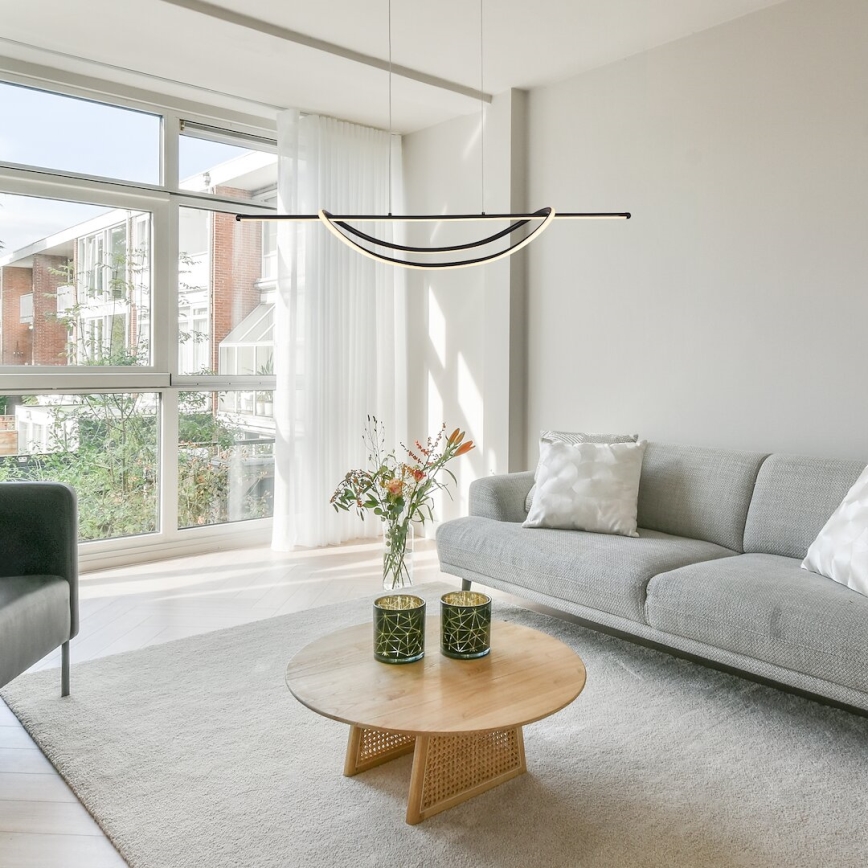LED Hanglamp aan een koord AMBAR LED/35W/230V zwart