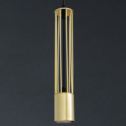 LED Hanglamp aan een koord BARS 1xGU10/4,8W/230V goud