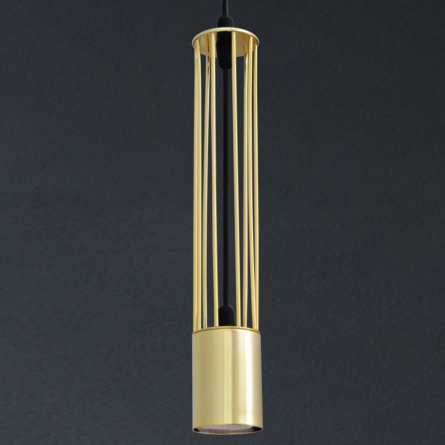 LED Hanglamp aan een koord BARS 1xGU10/4,8W/230V goud