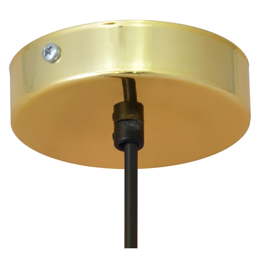 LED Hanglamp aan een koord BARS 1xGU10/4,8W/230V zwart/goud