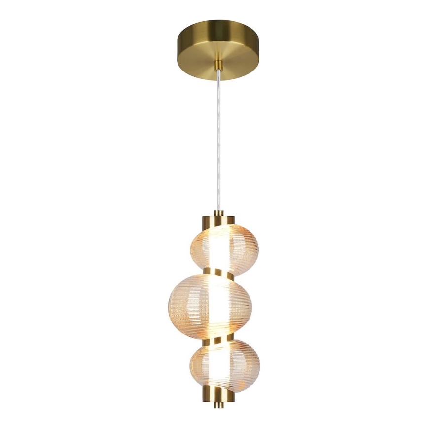 LED Hanglamp aan een koord BOLLA LED/12W/230V diameter 16 cm goud
