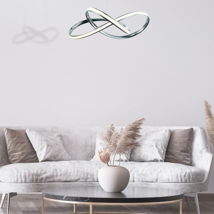 LED Hanglamp aan een koord CAPPIO LED/36W/230V glanzend chroom