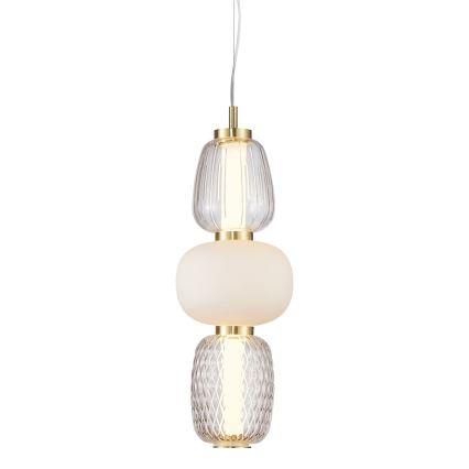 LED Hanglamp aan een koord CARO LED/28W/230V goud