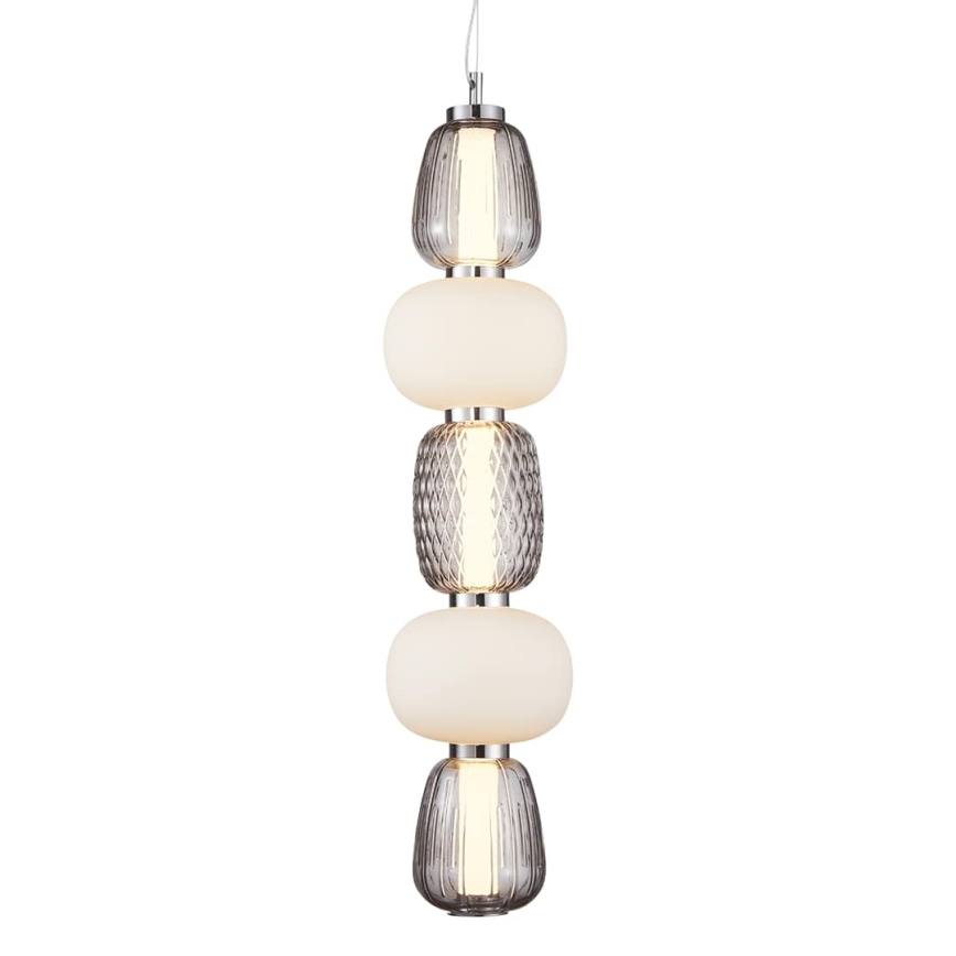 LED Hanglamp aan een koord CARO LED/40W/230V glanzend chroom