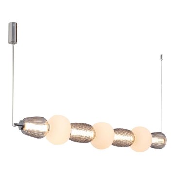 LED Hanglamp aan een koord CARO LED/42W/230V glanzend chroom